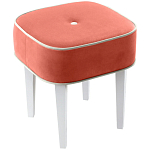 Квадратный мягкий пуф на белых ножках Winton Pouf Square варинант исполнения - 15 | Loft Concept в Рязани