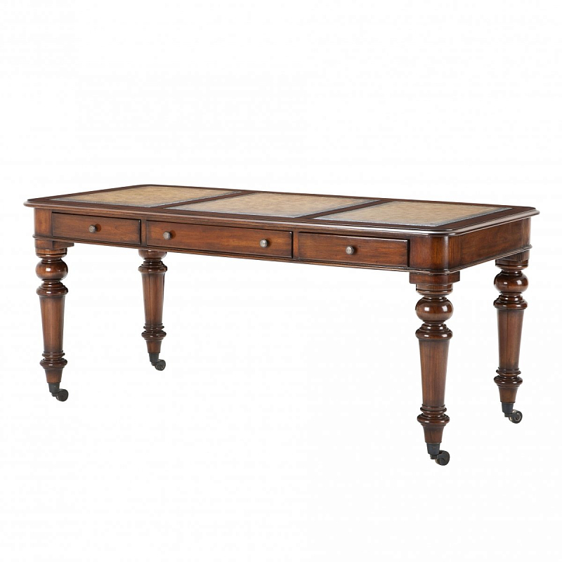 Рабочий стол Eichholtz Desk Buckingham Коричневый Бронза Рабочий стол Eichholtz Desk Buckingham Коричневый Бронза в Рязани | Loft Concept