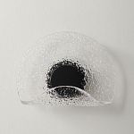 Бра из текстурированного прозрачного стекла с изогнутым краем Textured Glass  варинант исполнения - 4 | Loft Concept в Рязани