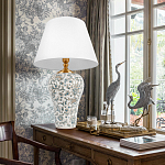 Настольная лампа с цветочной росписью Lamp Flower Painting варинант исполнения - 5 | Loft Concept в Рязани