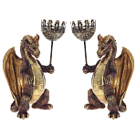 Подсвечник в виде дракона Dragon candlestick L or R варинант исполнения - 2 | Loft Concept в Рязани