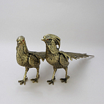 Статуэтка бронзовая пара Фазаны Bronze Birds варинант исполнения - 3 | Loft Concept в Рязани