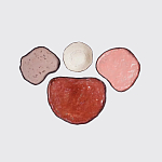 Сет из 4-х тарелок «QARTZITE» варинант исполнения - 1 | Loft Concept в Рязани