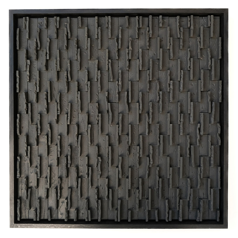 Объемное Панно в индустриальном стиле Industrial City Графит в Рязани | Loft Concept 