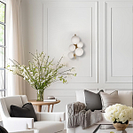 Бра с золотым основанием и 5-ю белыми шарообразными плафонами Bubble варинант исполнения - 4 | Loft Concept в Рязани