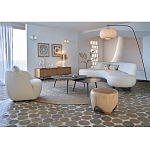 ТВ-тумба из массива тика Busto TV Stand варинант исполнения - 8 | Loft Concept в Рязани