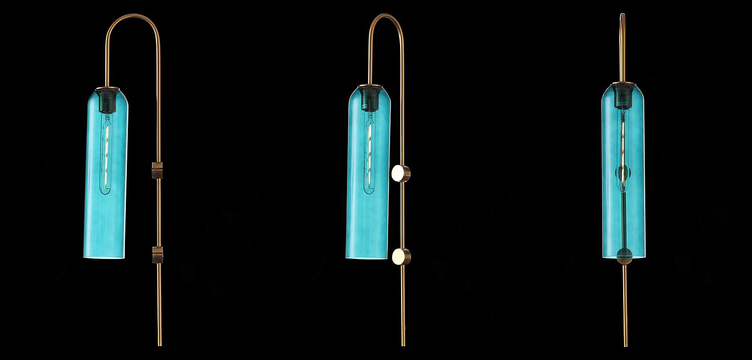 Бра ARTICOLO float Wall Sconce Blue Бра ARTICOLO float Wall Sconce Blue - Loft-Concept в Рязани