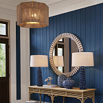 Настольная лампа с корпусом из цветков колокольчика Cascade of Blue Flowers варинант исполнения - 3 | Loft Concept в Рязани