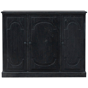 Комод деревянный Ildefonso Black Chest of Drawers