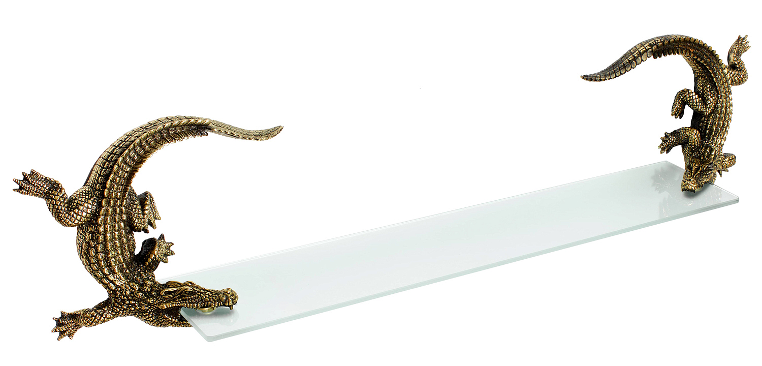 Полка для ванной Bronze Crocodiles Полка для ванной Bronze Crocodiles - Loft-Concept в Рязани