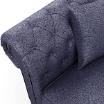 Мебельная ткань Шенилл синий цвет 138 см T4-33 варинант исполнения - 7 | Loft Concept в Рязани