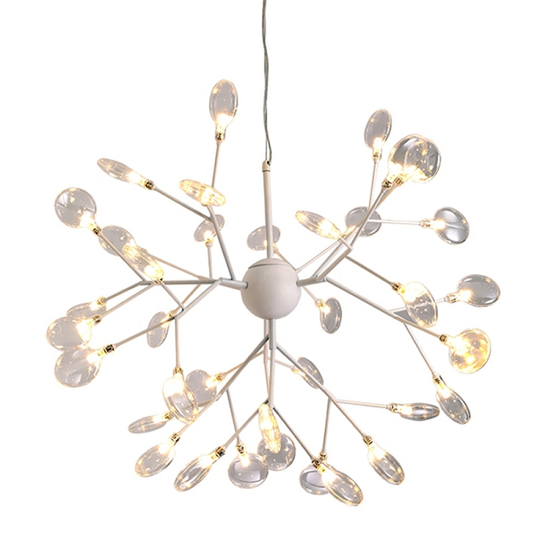 Люстра Jenell Lamp Белый Прозрачный Люстра Jenell Lamp Белый Прозрачный в Рязани | Loft Concept