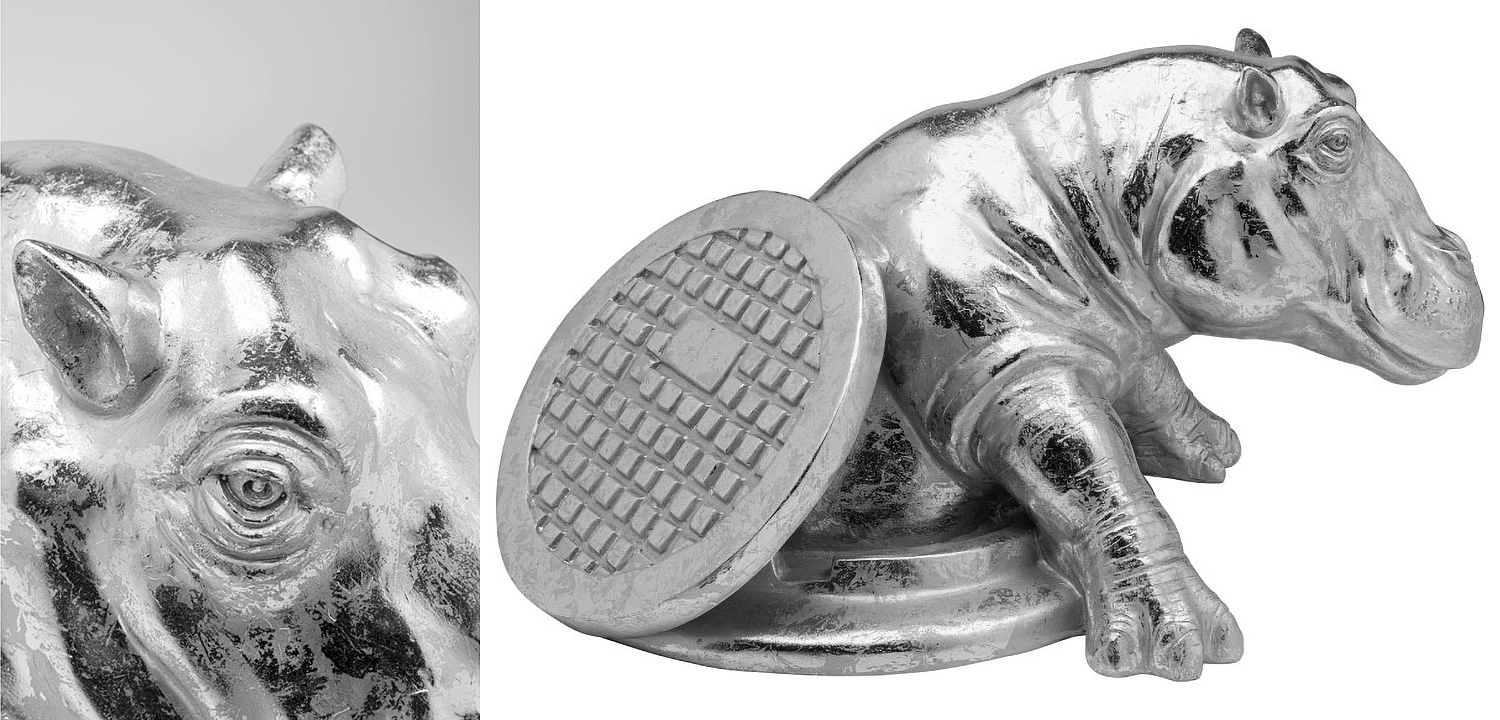 Статуэтка Chrome Hippo - Loft-Concept в Рязани