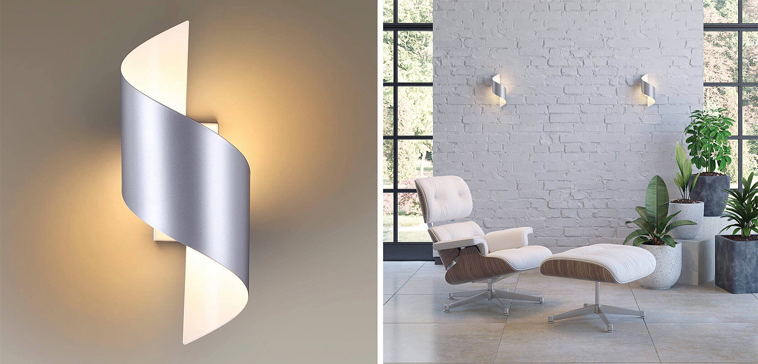 Бра Silver Locken Wall Lamp Бра Silver Locken Wall Lamp - Loft-Concept в Рязани
