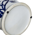 Ваза с крышкой и синим цветочным узором Blue & White Ornament  варинант исполнения - 4 | Loft Concept в Рязани