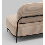 Диван Стоун велюр рельефный бежевый варинант исполнения - 4 | Loft Concept в Рязани