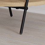 Стол приставной с 2-мя круглыми столешницами из дерева ESSEL OAK варинант исполнения - 2 | Loft Concept в Рязани