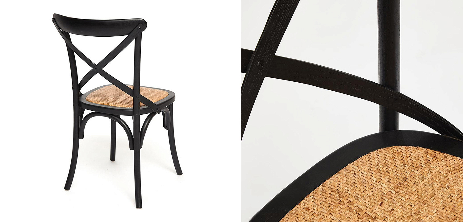 Стул Chaise Provence en Bois noir черный Стул Chaise Provence en Bois noir черный - Loft-Concept в Рязани