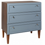 Комод серый из массива бука с 3-мя ящиками Wenge Light варинант исполнения - 1 | Loft Concept в Рязани