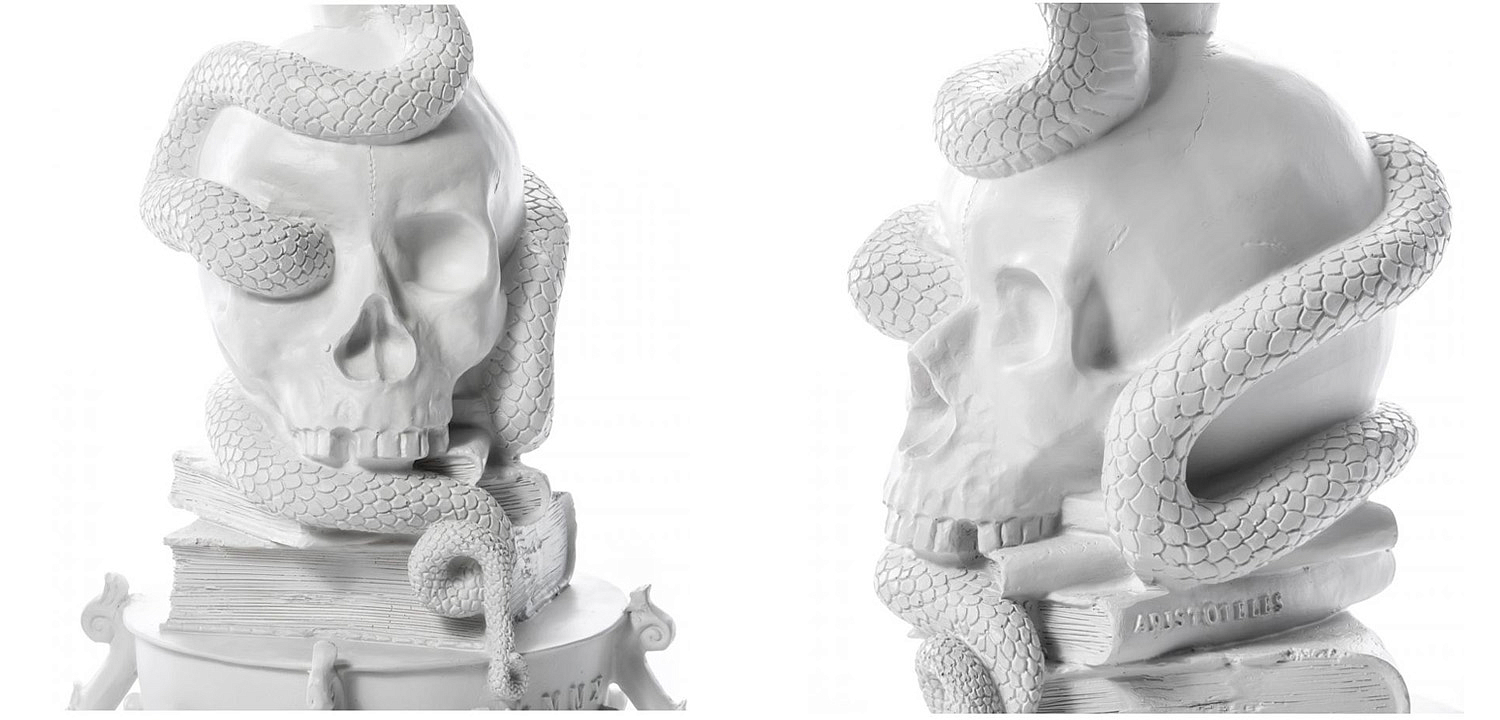 Подсвечник Seletti Giant Burlesque Skull White Подсвечник Seletti Giant Burlesque Skull White - Loft-Concept в Рязани