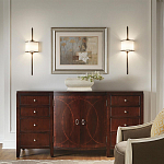 Бра вертикальное с белым полукруглым плафоном и длинным стержнем S Kichler варинант исполнения - 15 | Loft Concept в Рязани