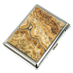 Портсигар с газовой зажигалкой из натурального камня Оникс Stone Cigarettes Cases варинант исполнения - 6 | Loft Concept в Рязани