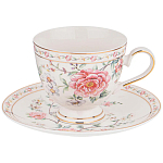 Чайный сервиз из фарфора на 6 персон 14 предметов Flower Porcelain Collection варинант исполнения - 2 | Loft Concept в Рязани