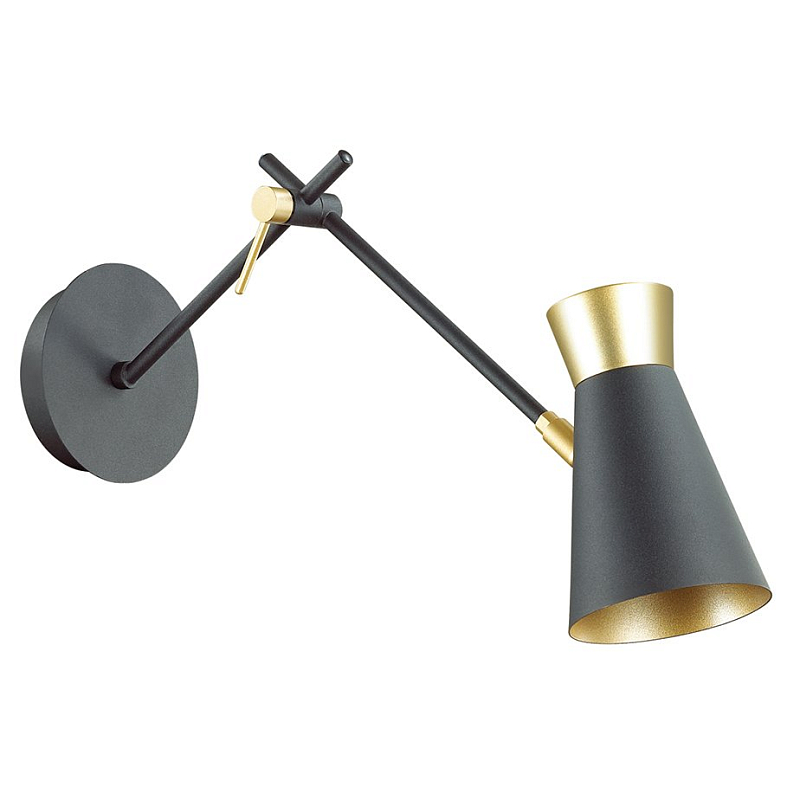 Бра Gold Secret Sconces Золотой Черный Бра Gold Secret Sconces Золотой Черный в Рязани | Loft Concept