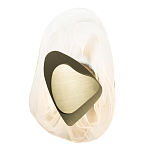 Бра овальное из стекла с золотым элементом Flow Texture  варинант исполнения - 4 | Loft Concept в Рязани