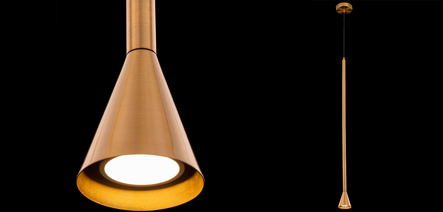 Подвесной светильник Austere gold Подвесной светильник Austere gold - Loft-Concept в Рязани
