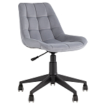 Мягкое компьютерное кресло Plushe Grey варинант исполнения - 1 | Loft Concept в Рязани