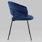 Стул в велюре синего цвета Horizon варинант исполнения - 2 | Loft Concept в Рязани