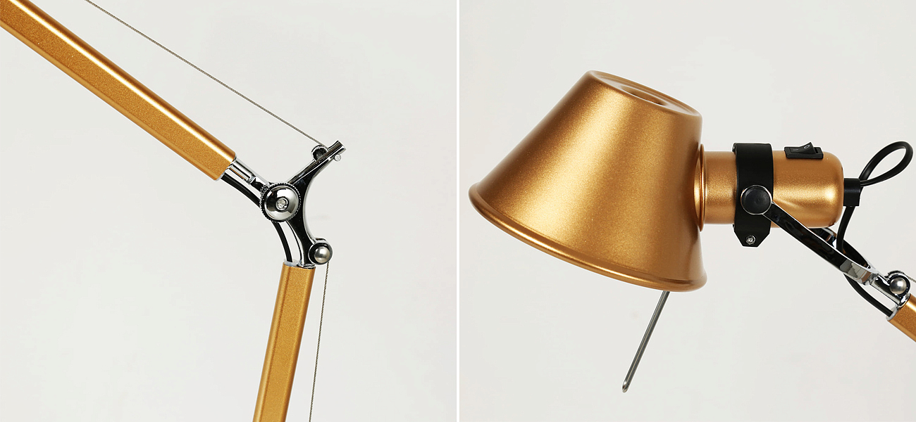 Настольная лампа золотого цвета Artemide Настольная лампа золотого цвета Artemide - Loft-Concept в Рязани