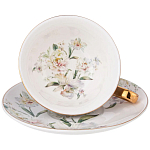 Чайный набор из фарфора на 6 персон Grey Tea Porcelain Set варинант исполнения - 1 | Loft Concept в Рязани