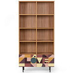 Широкий стеллаж с принтом Elise Rack варинант исполнения - 6 | Loft Concept в Рязани