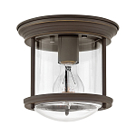 Потолочный светильник для ванных комнат со стеклянным плафоном и одной лампой Hinkley варинант исполнения - 8 | Loft Concept в Рязани