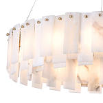 Люстра круглая декорированная натуральным камнем Stone Interior Accent варинант исполнения - 3 | Loft Concept в Рязани