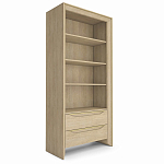  Стеллаж 2 ящика 4 открытые полки Flowchart 90 см варинант исполнения - 2 | Loft Concept в Рязани