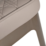 Стул барный светло-серый из экокожи Spectacular High Bar Stool варинант исполнения - 5 | Loft Concept в Рязани