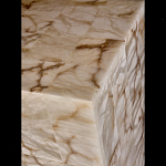 Торшер прямоугольный из натурального камня Calcite Geometry варинант исполнения - 10 | Loft Concept в Рязани