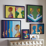 Картина бисер Ренесанс Портрет дамы RENAISSANCE BARS BEADED ART варинант исполнения - 1 | Loft Concept в Рязани