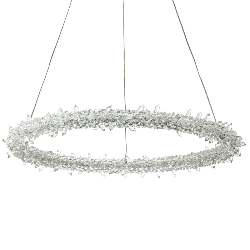 Кольцевая люстра украшенная кристаллами из хрусталя Gilbertine Crystals Ring Chandelier Латунь Прозрачный Кольцевая люстра украшенная кристаллами из хрусталя Gilbertine Crystals Ring Chandelier Латунь Прозрачный в Рязани | Loft Concept