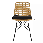 Стул с ротанговым плетением Wicker Stool без подлокотников варинант исполнения - 1 | Loft Concept в Рязани