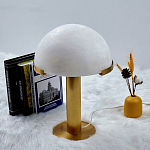 Настольная лампа c абажуром в форме купола из натурального камня  Heavenly Harmony варинант исполнения - 4 | Loft Concept в Рязани