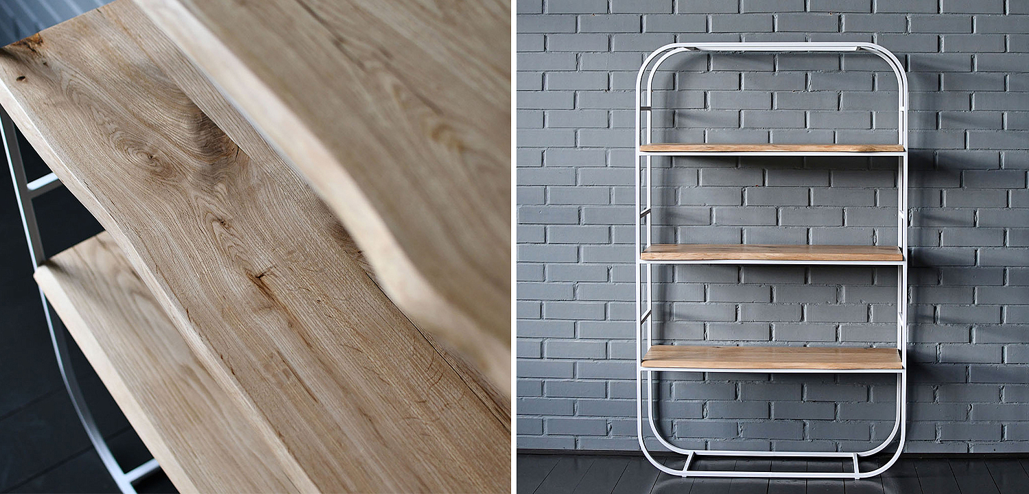 Стеллаж Fulton Industrial Metal Rust Rack Стеллаж Fulton Industrial Metal Rust Rack - Loft-Concept в Рязани
