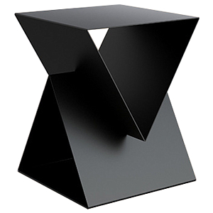 Приставной стол Two Triangles Black Side Table