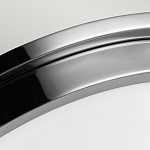 Потолочный светильник для ванных комнат цвета хром с вытянутым плафоном из молочного стекла Feiss варинант исполнения - 4 | Loft Concept в Рязани