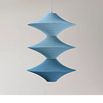 Подвесной вязаный голубой светильник «Звезда Востока 03» варинант исполнения - 1 | Loft Concept в Рязани