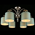 Люстра потолочная Nikoletta с бирюзовым плафоном варинант исполнения - 1 | Loft Concept в Рязани