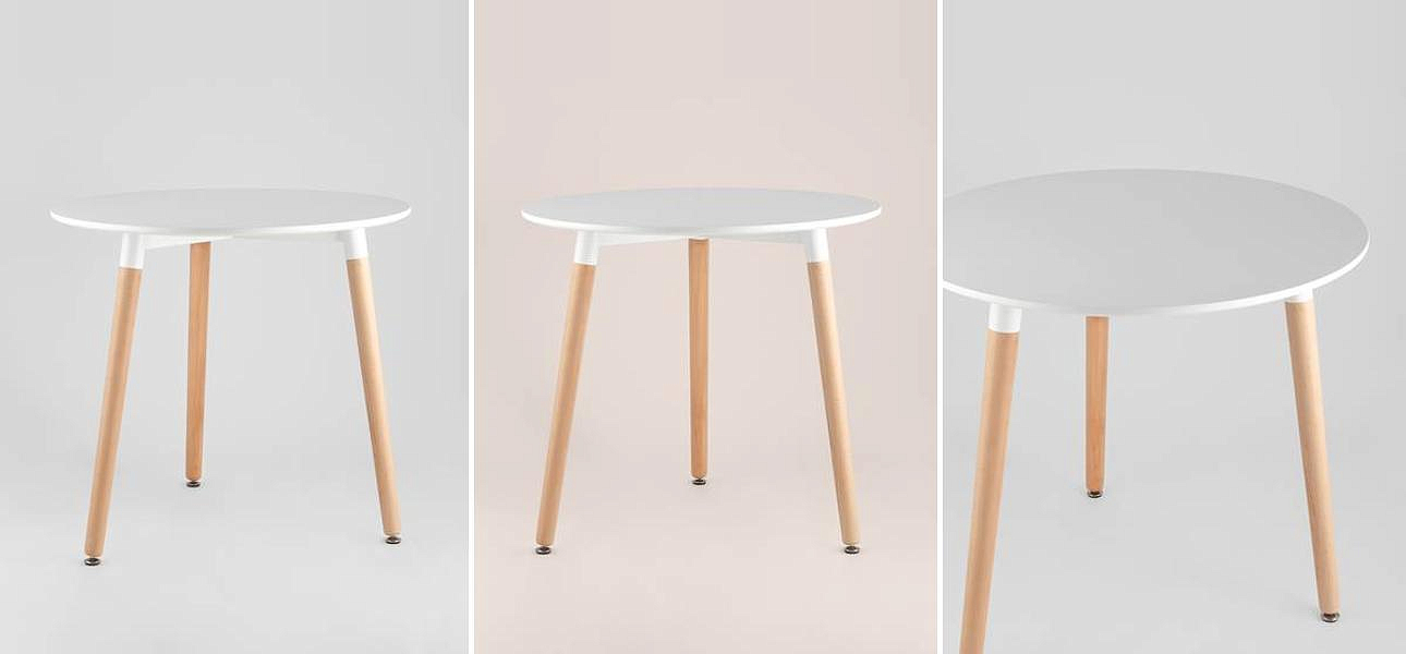 Стол обеденный Hoffman Collection круглый три ножки Стол обеденный Hoffman Collection круглый три ножки - Loft-Concept в Рязани